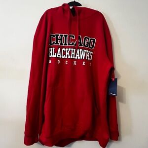Fanatics 2XLT Chicago Blackhawks Fleece Lined Hoodie